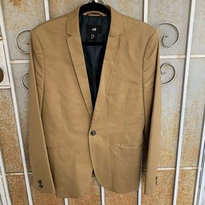 H&M Beige Tan Blazer Size 38R